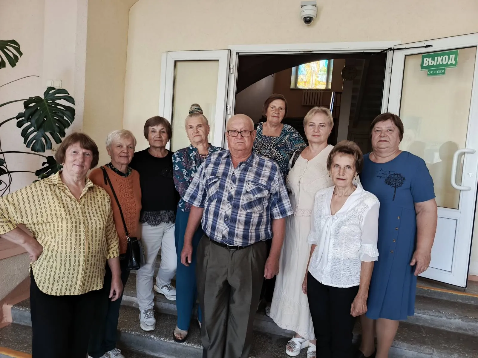 Теплая встреча в родных стенах