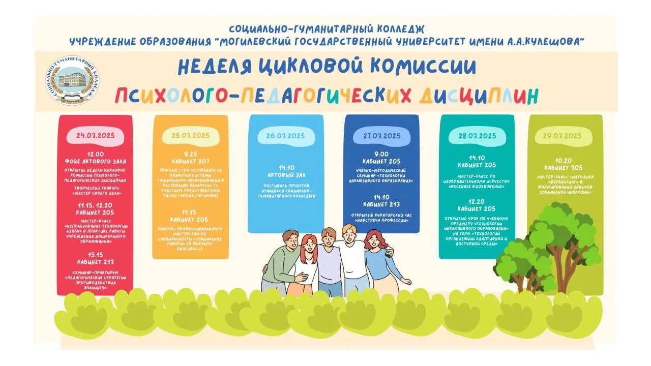 Неделя цикловой комиссии психолого-педагогических дисциплин